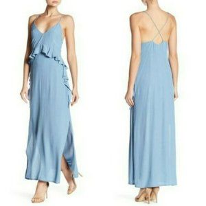 Elliatt Rapture Midi Dress Blue Small